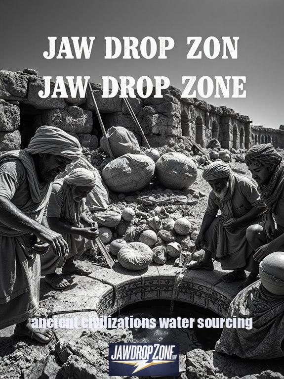 ancient civilizations water sourcing