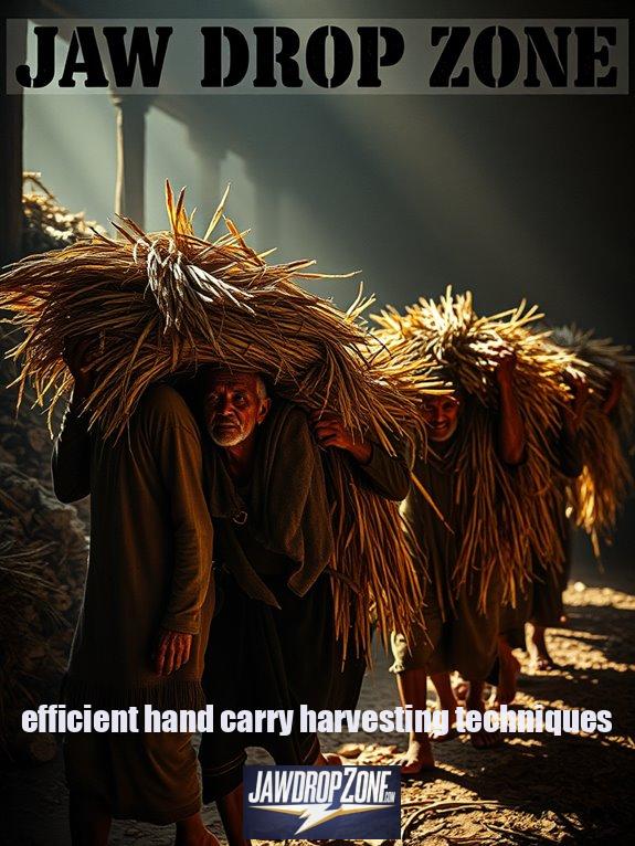 efficient hand carry harvesting techniques