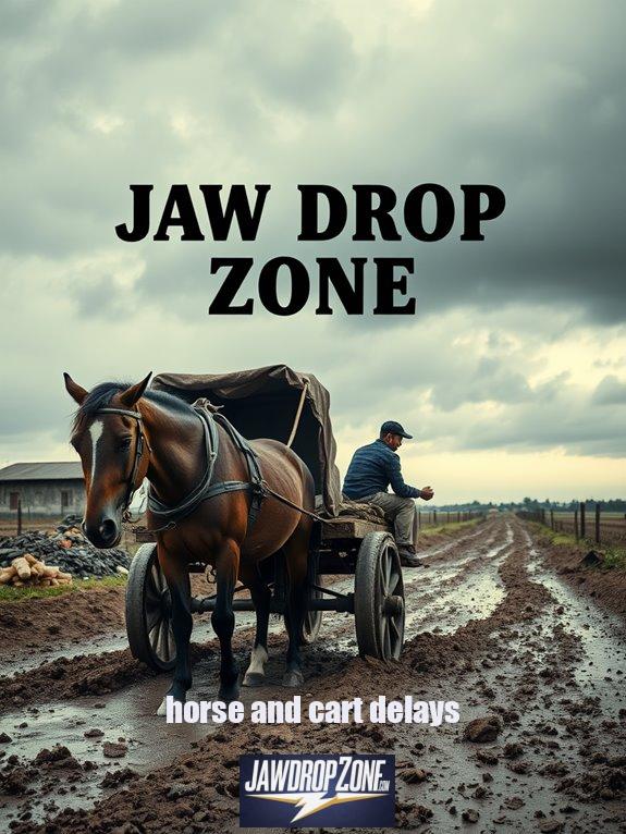horse and cart delays