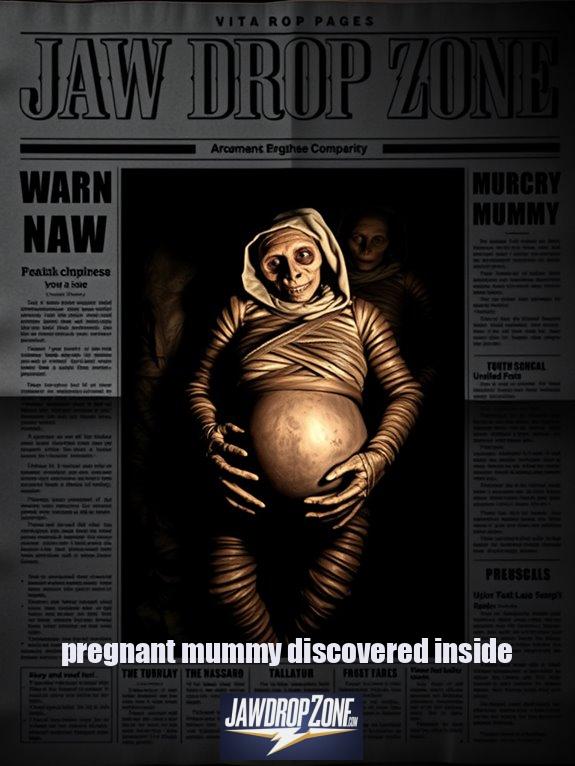 pregnant mummy discovered inside