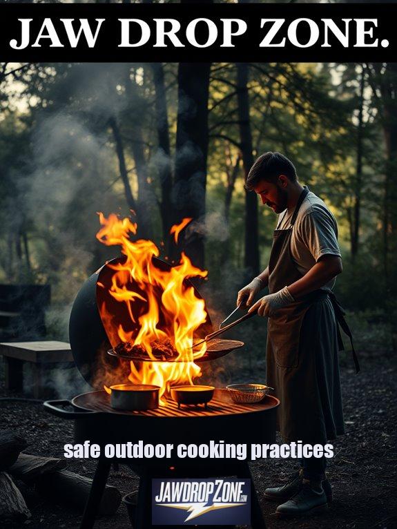 safe outdoor cooking practices