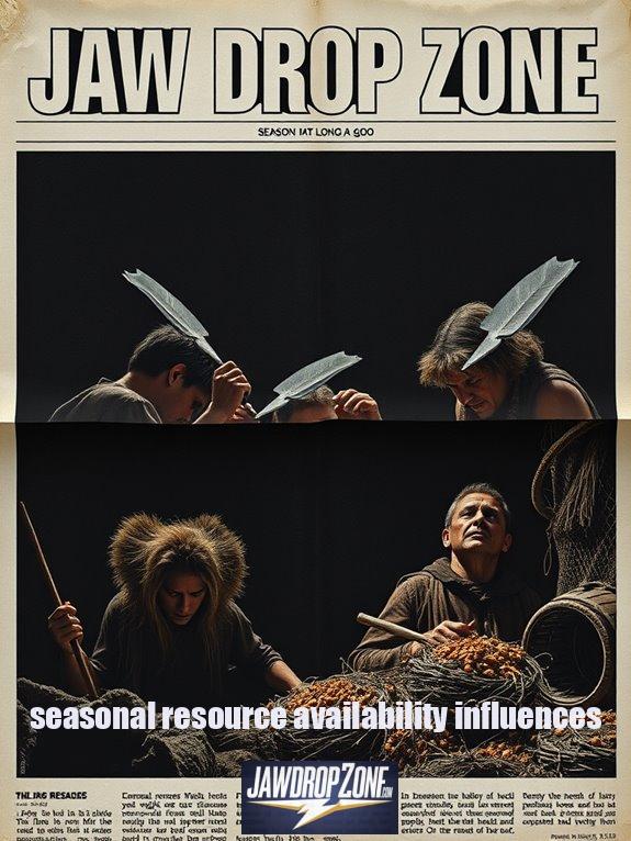 seasonal resource availability influences