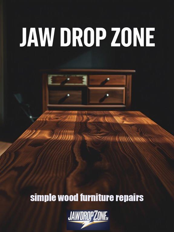simple wood furniture repairs