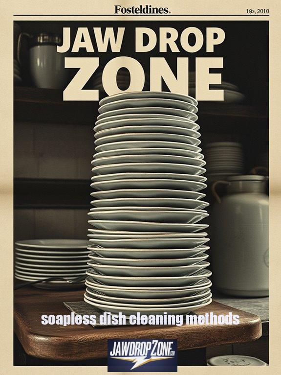 soapless dish cleaning methods