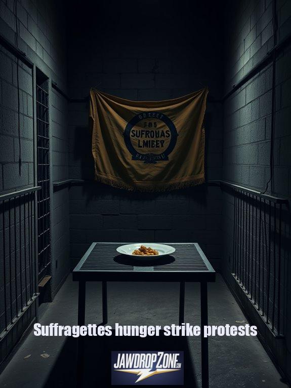 suffragettes hunger strike protests