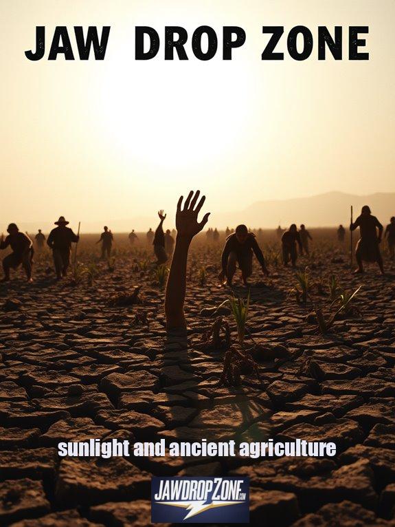 sunlight and ancient agriculture