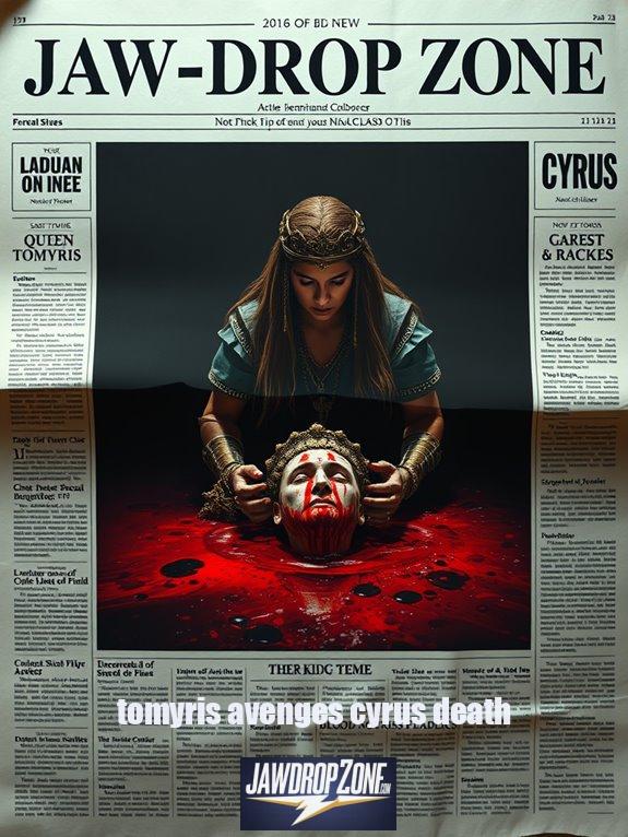 tomyris avenges cyrus death