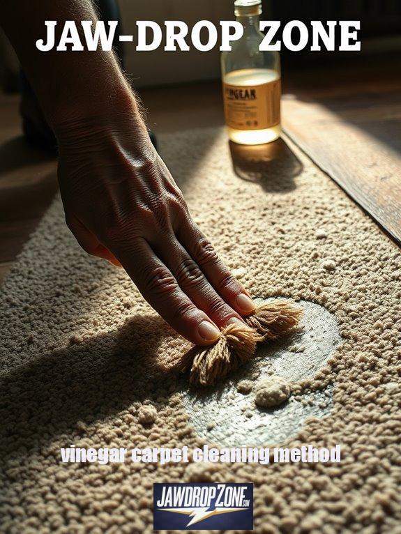 What Cleaned Carpets With Vinegar Long Ago?