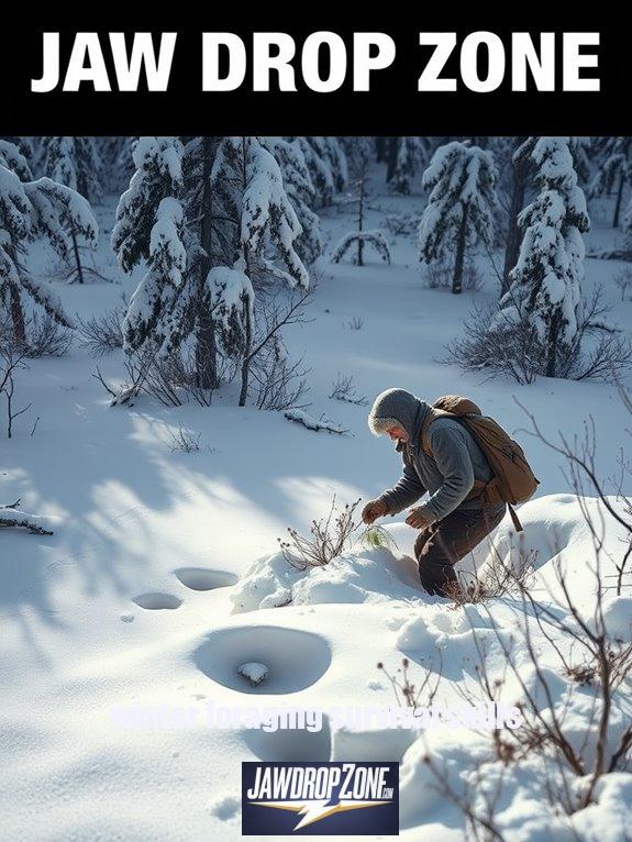 winter foraging survival skills