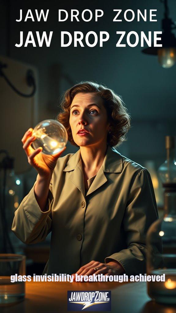 glass invisibility breakthrough achieved