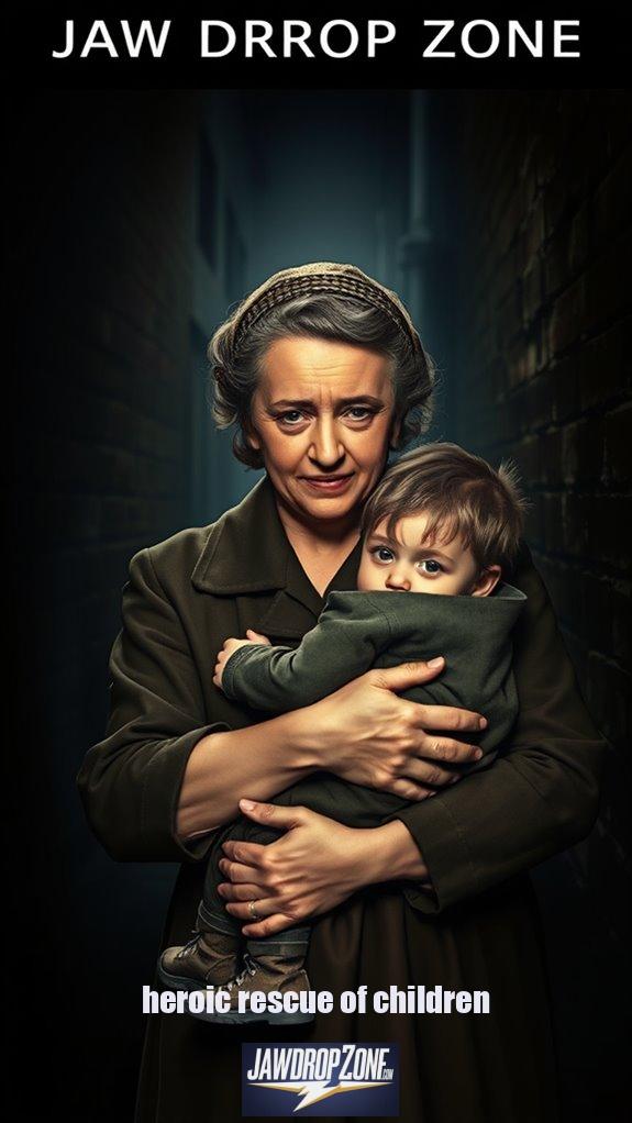 heroic rescue of children