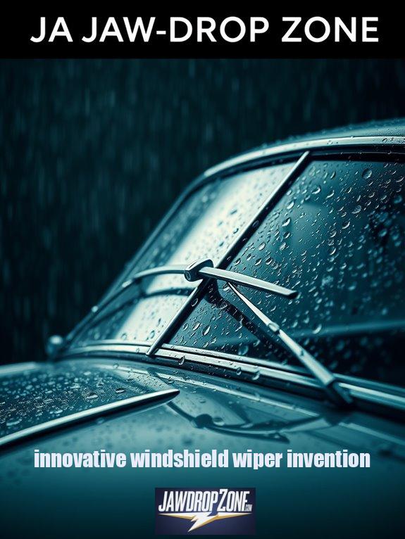 innovative windshield wiper invention