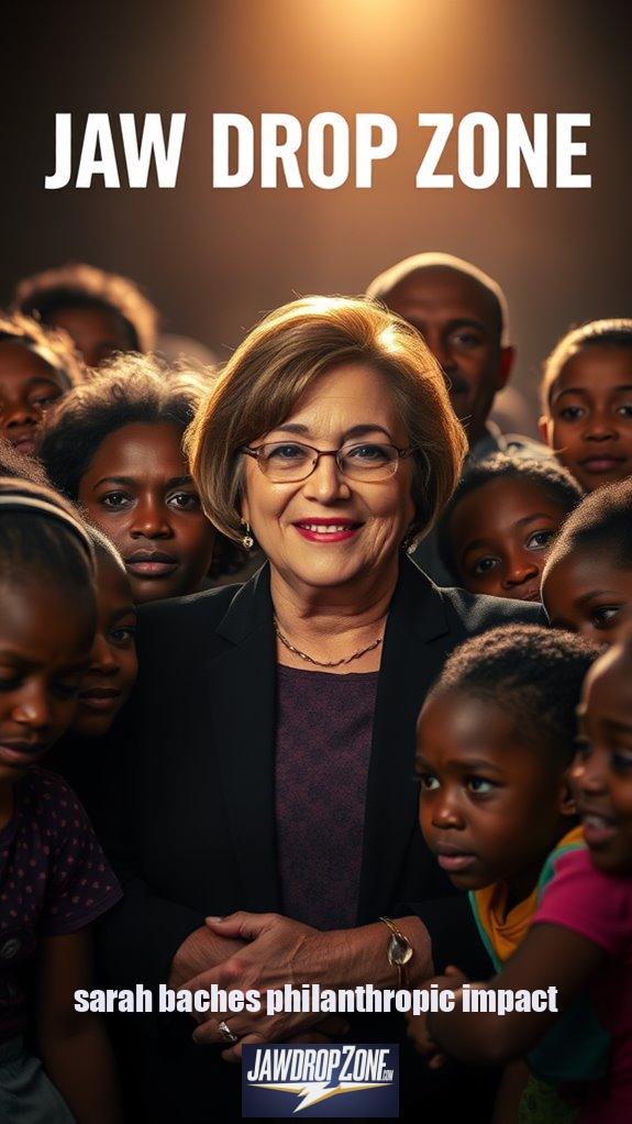 sarah baches philanthropic impact