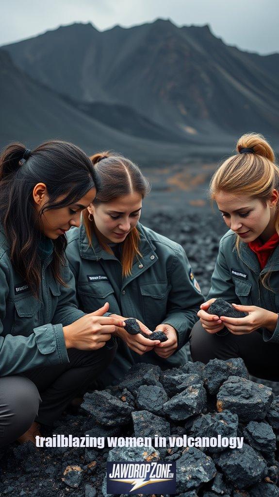 trailblazing women in volcanology