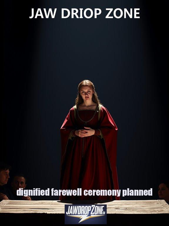 dignified farewell ceremony planned