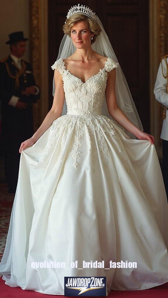 evolution of bridal fashion