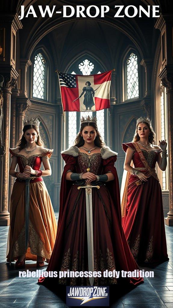 rebellious princesses defy tradition