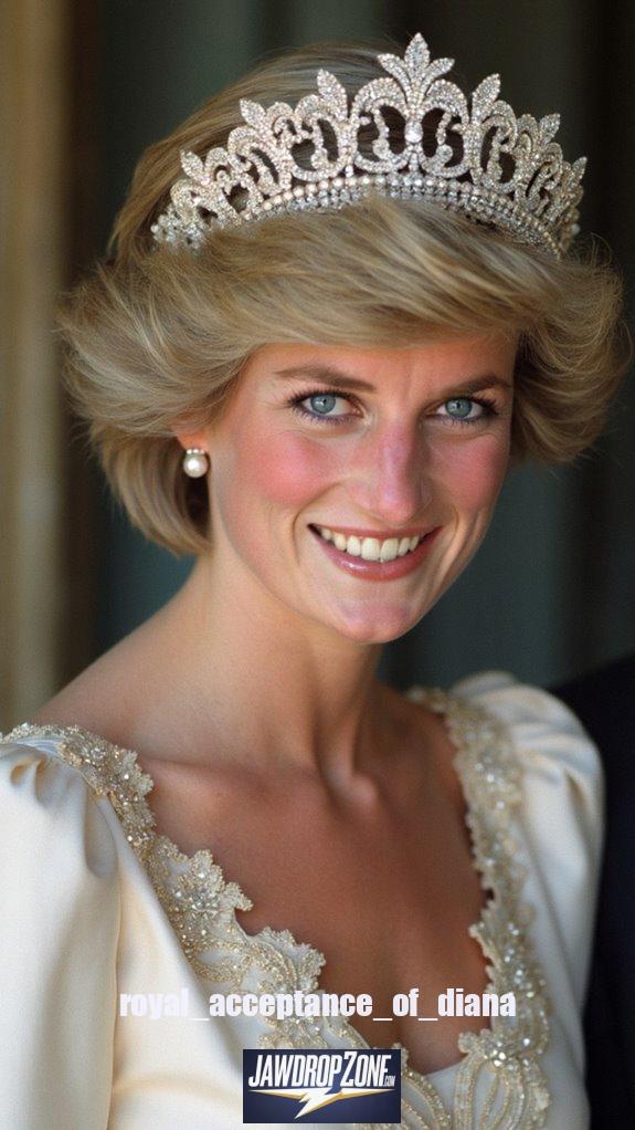 royal acceptance of diana