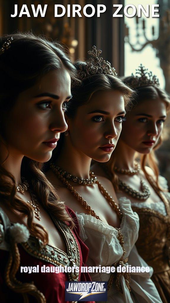 royal daughters marriage defiance