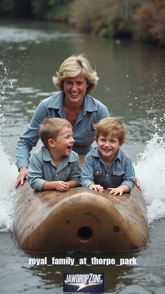 royal family at thorpe park