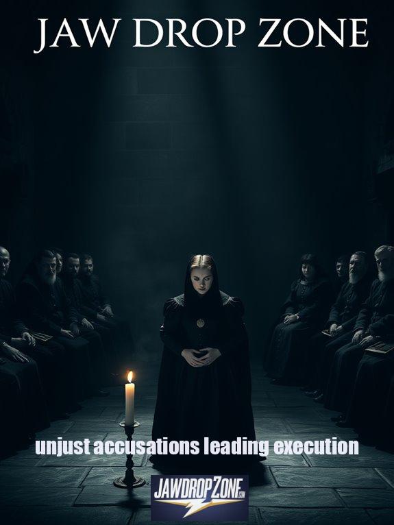 unjust accusations leading execution